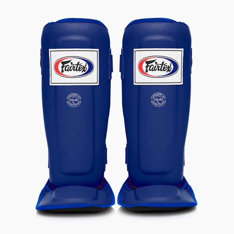 Fairtex In-Step dvojité polstrované chrániče holennej kosti modré