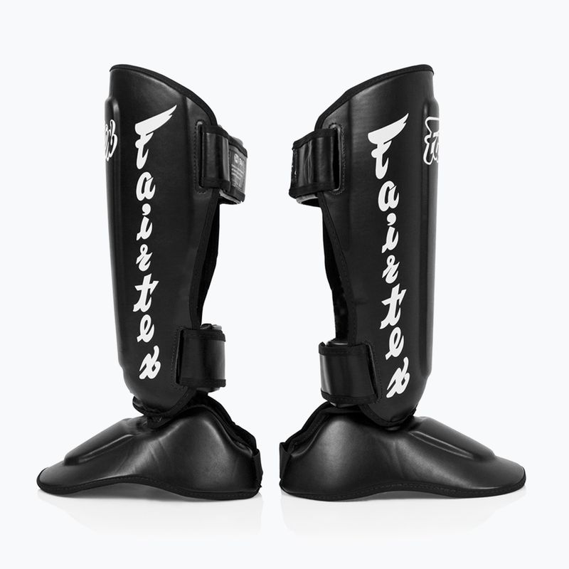 Odnímateľné chrániče holení Fairtex In-Step A.K.A. tibia protectors. "Twister" čierna 3