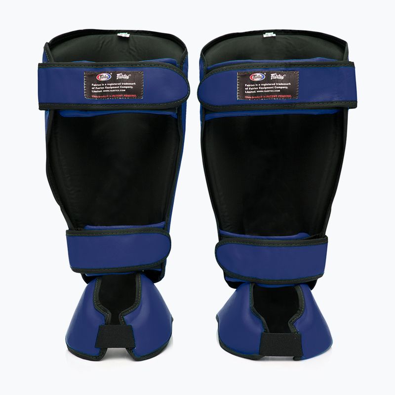 Odnímateľné chrániče holení Fairtex In-Step A.K.A. tibia protectors. "Twister" modrá 2