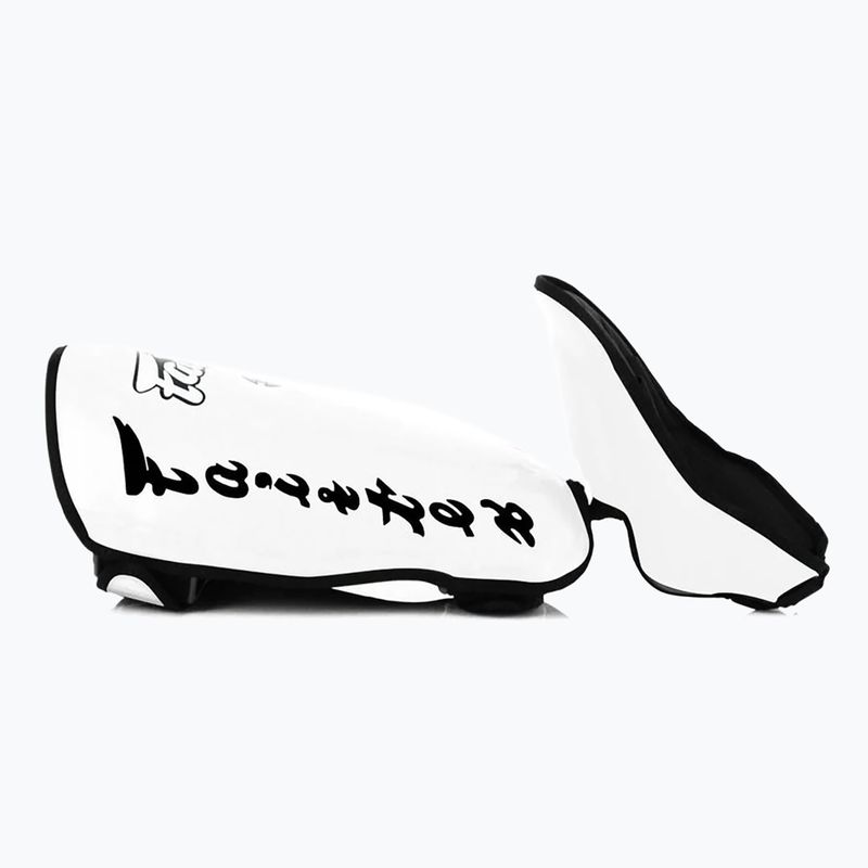 Holenné chrániče Fairtex Detachable In-Step Shin Pads A.K.A. "Twister" white 2