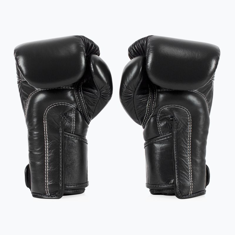Štýlové boxerské rukavice Fairtex Angular Sparring - s uzamknutým palcom čierne 2