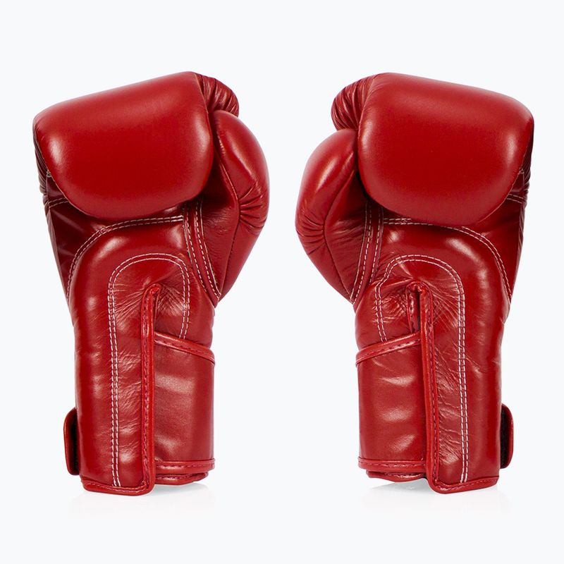 Boxerské rukavice Fairtex Stylish Angular Sparring - Locked Thumb red 2