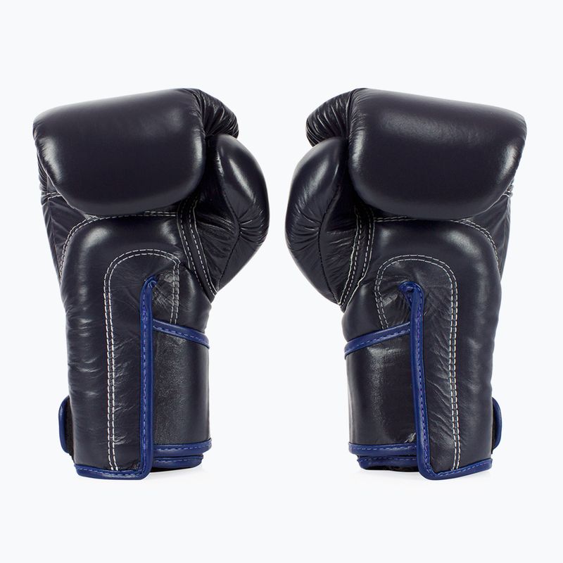 Štýlové boxerské rukavice Fairtex Angular Sparring - uzamknutý palec modré 2