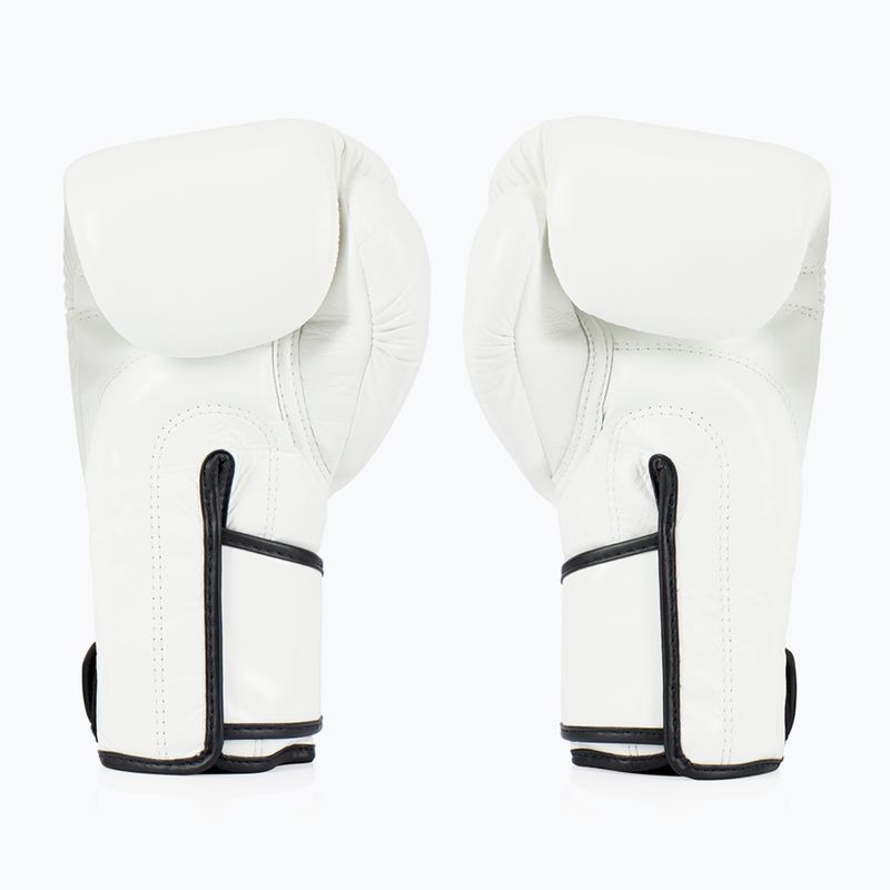Boxerské rukavice Fairtex Stylish Angular Sparring - Locked Thumb white 2
