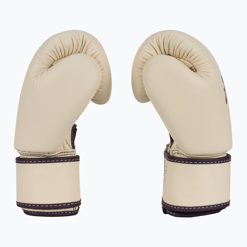 Boxerské rukavice Fairtex Real Leather Boxing khaki 4