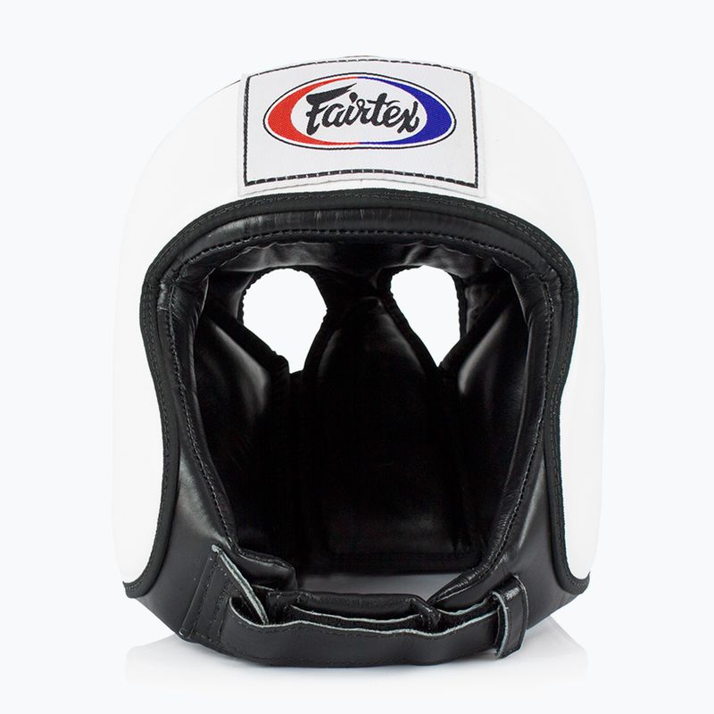Boxerská prilba Fairtex Muay Thai & Kickboxing Competition white 2