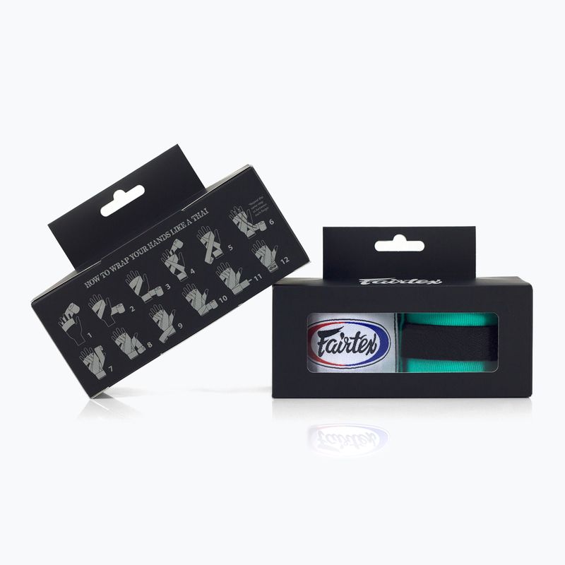 Fairtex Handwraps boxerské obväzy 300 cm mätové 3