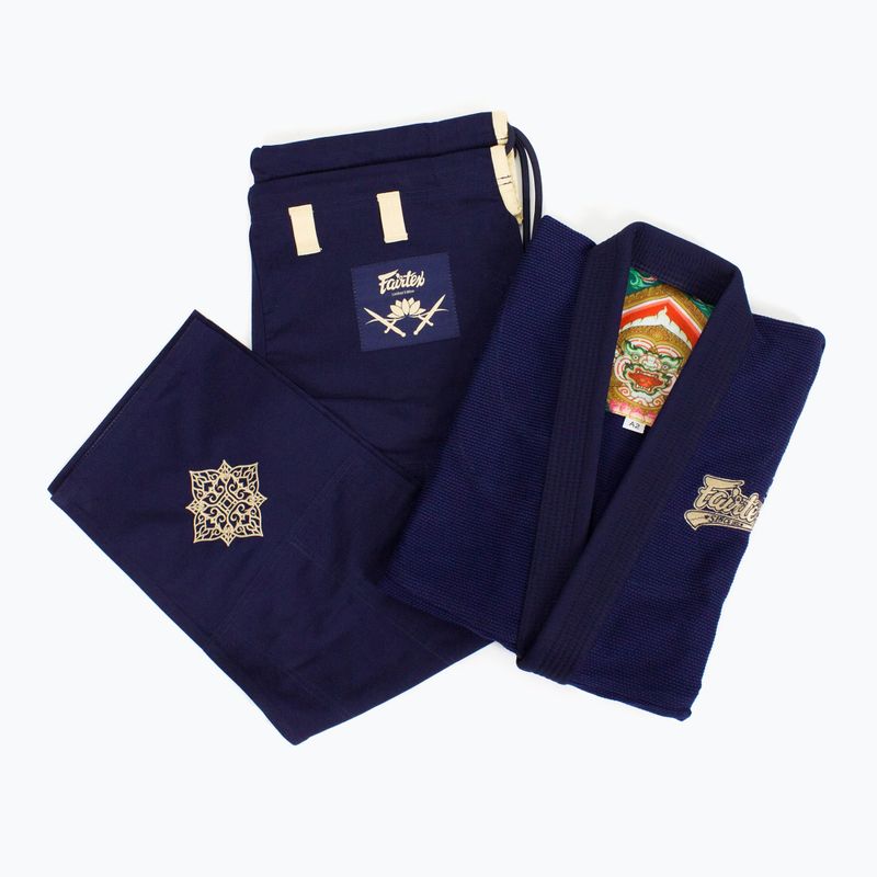 GI brazílske juu-jitsu Fairtex 'Matchanu' navy blue 9