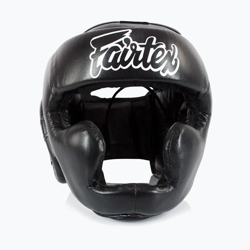 Chránič hlavy Fairtex pre detskú boxerskú prilbu čierny 2