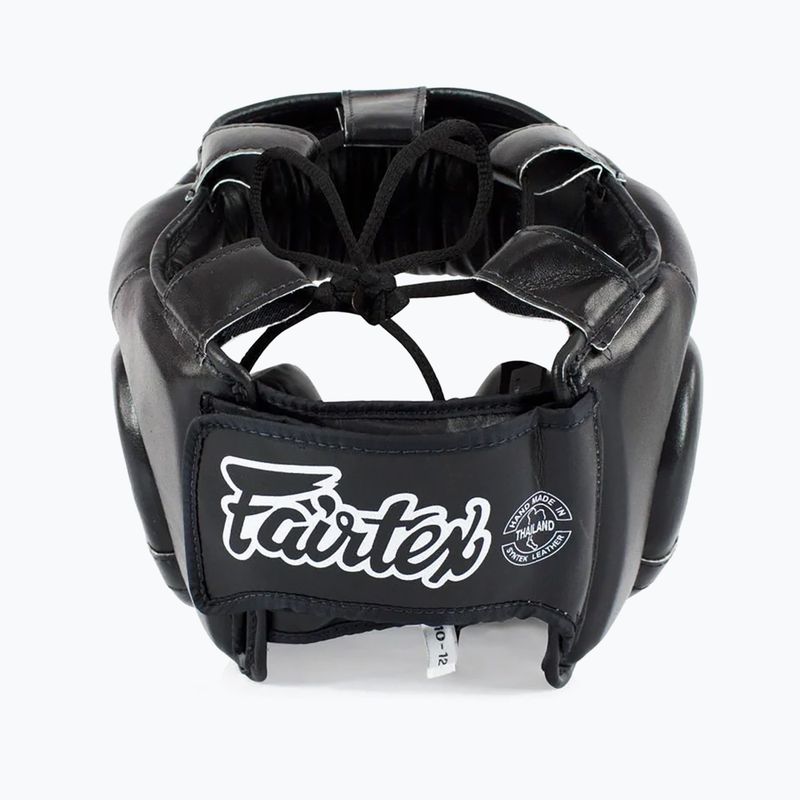 Chránič hlavy Fairtex pre detskú boxerskú prilbu čierny 3