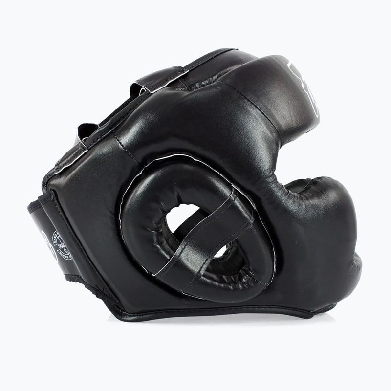 Chránič hlavy Fairtex pre detskú boxerskú prilbu čierny 4