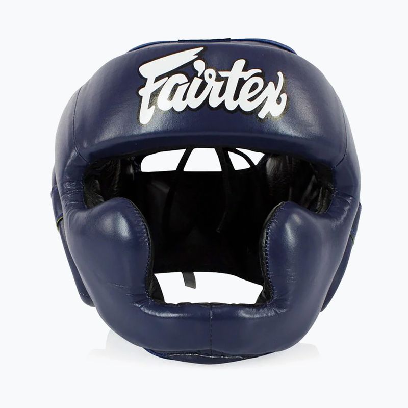 Chránič hlavy Fairtex pre detskú boxerskú prilbu modrý 2