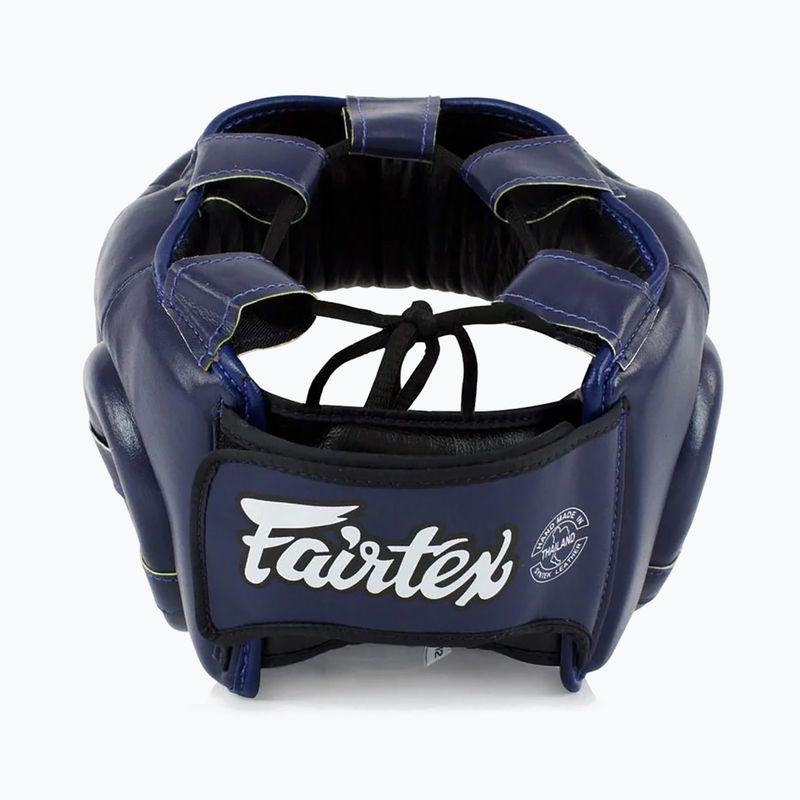 Chránič hlavy Fairtex pre detskú boxerskú prilbu modrý 3