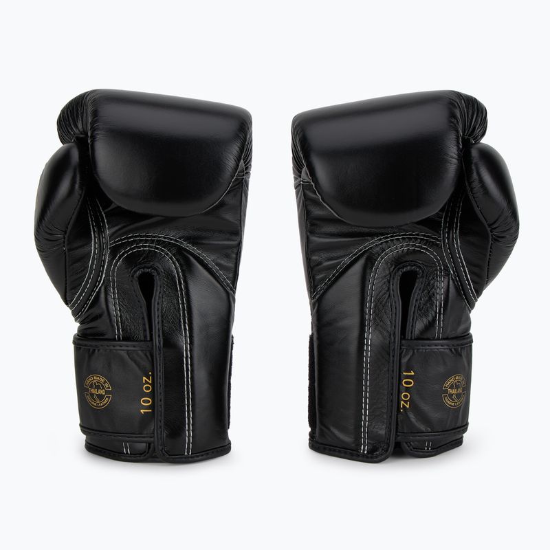 Boxerské rukavice Fairtex Glory Competition Lace Velcro black 3