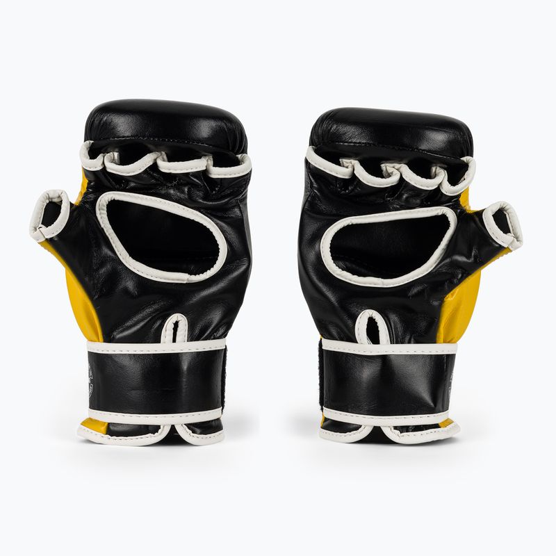 Fairtex Super Sparring Grapplingové rukavice čierna/žltá 3