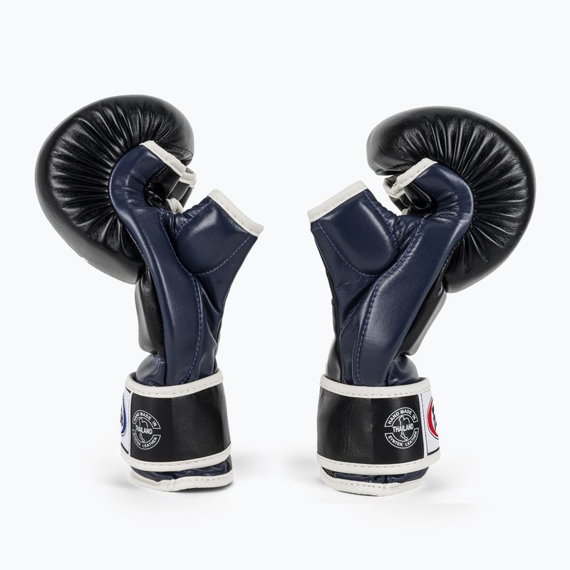 Fairtex Super Sparring Grapplingové rukavice čierna/modrá 4