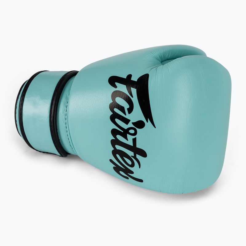 Boxerské rukavice Genuine Leather Boxing blue 5