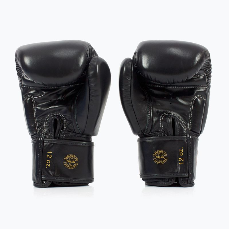 Boxerské rukavice Fairtex Deluxe Tight-Fit black 2