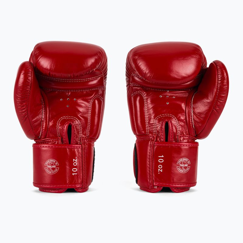 Boxerské rukavice Fairtex Deluxe Tight-Fit red 3