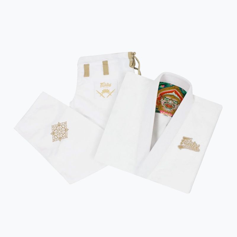 Kimono GI Fairtex 'Matchanu' white 6