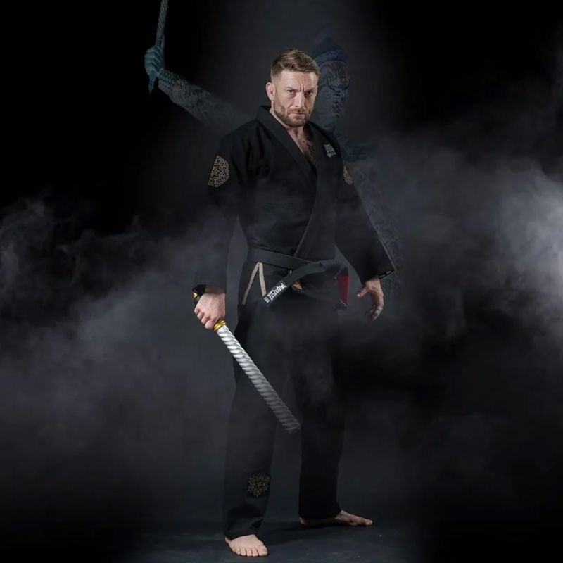 GI na brazílskej juu-jitsu Fairtex "Treeburam" black 10