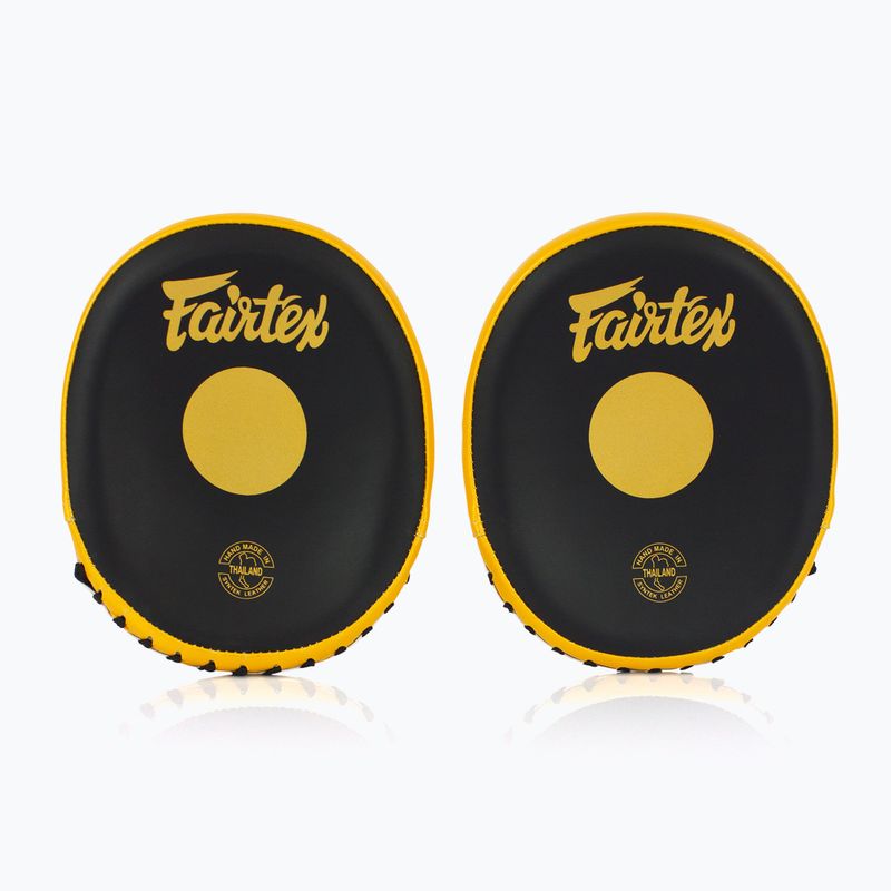 Fairtex Speed & Accuracy Focus Mitts čierne/zlaté tréningové labky