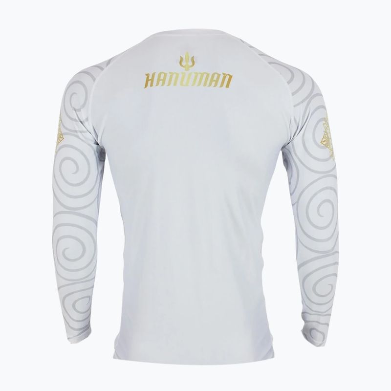 Pánské tričko Rashguard longsleeve Fairtex Hanuman Pro white 2