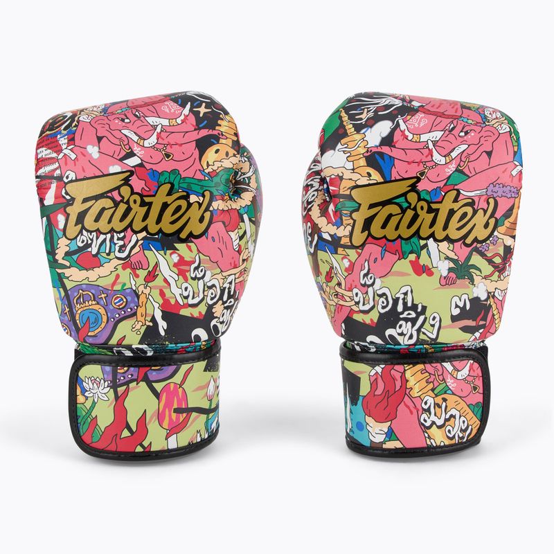Farebné boxerské rukavice Fairtex URFACE x Boxing 2