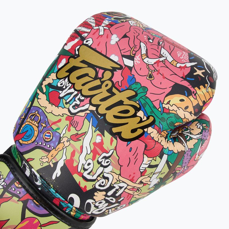 Farebné boxerské rukavice Fairtex URFACE x Boxing 5