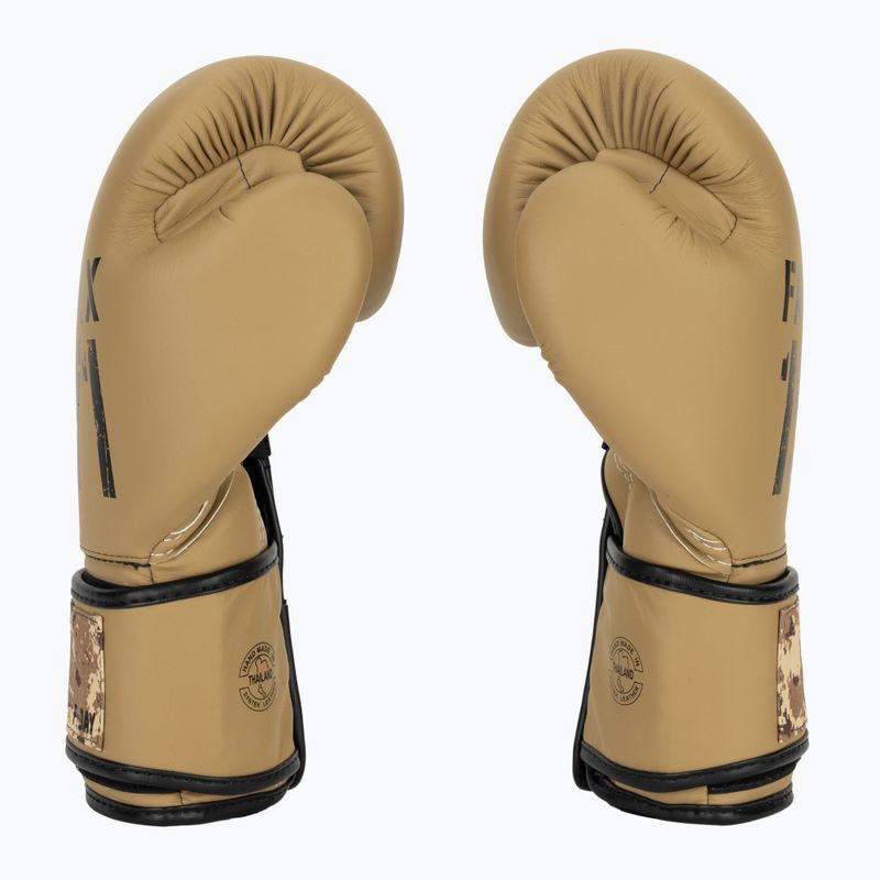 Boxerské rukavice Fairtex F-DAY 2 Limited Edition khaki 4