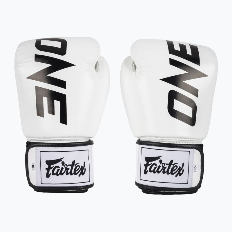 Boxerské rukavice Fairtex ONE X Fairtex white 2