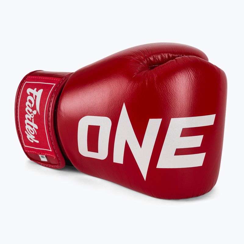 Boxerské rukavice Fairtex ONE X Fairtex Boxerské red 5