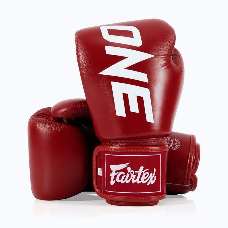 Boxerské rukavice Fairtex ONE X Fairtex Boxerské red 4