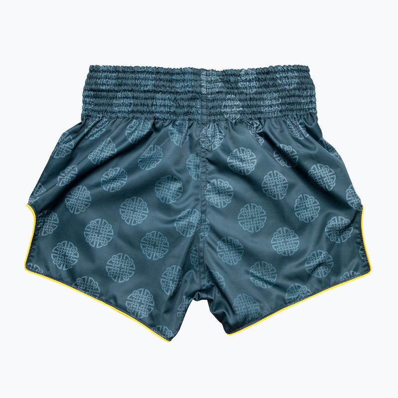 Fairtex Muay Thai tréningové šortky BS1915 'Clubber' pacific green 2