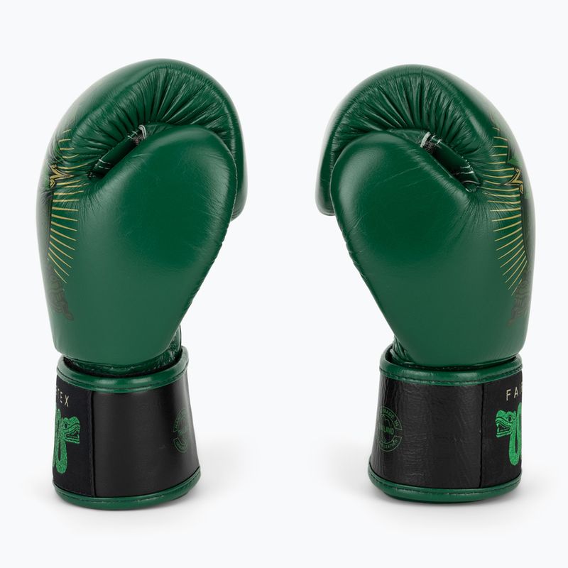 Fairtex X Tom Atencio Boxing Resurrection zelené boxerské rukavice 4