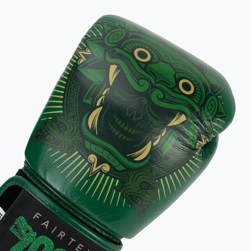 Fairtex X Tom Atencio Boxing Resurrection zelené boxerské rukavice 5