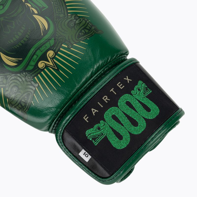 Fairtex X Tom Atencio Boxing Resurrection zelené boxerské rukavice 6