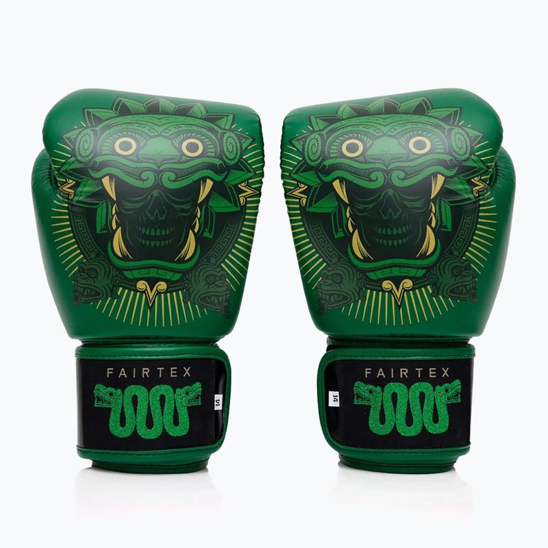 Fairtex X Tom Atencio Boxing Resurrection zelené boxerské rukavice