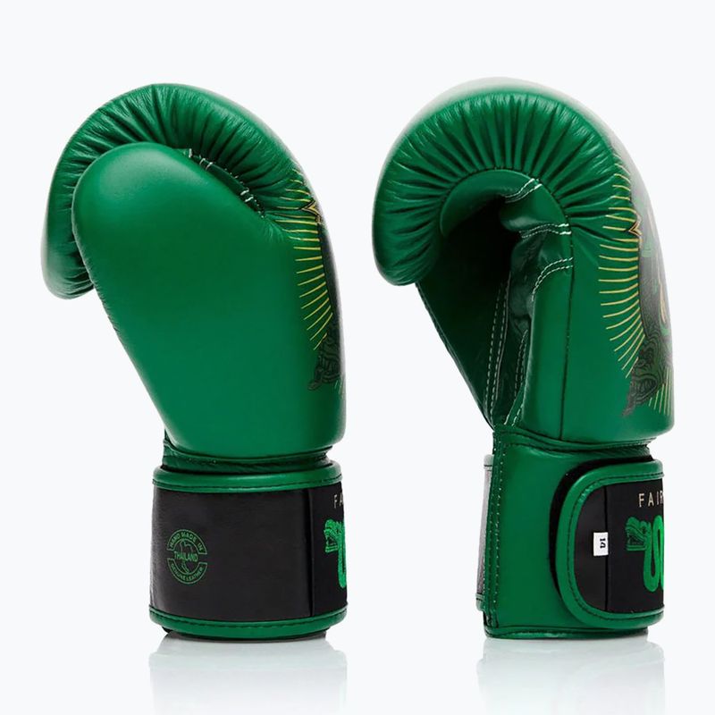 Fairtex X Tom Atencio Boxing Resurrection zelené boxerské rukavice 3