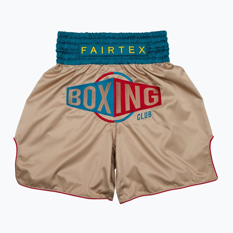 Boxerské šortky Fairtex BT2010 'Vintage' v khaki farbe