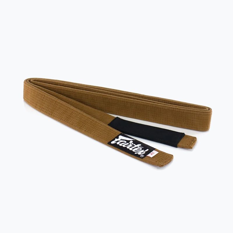 Pás brazílskeho jiu-jitsu Fairtex hnedý
