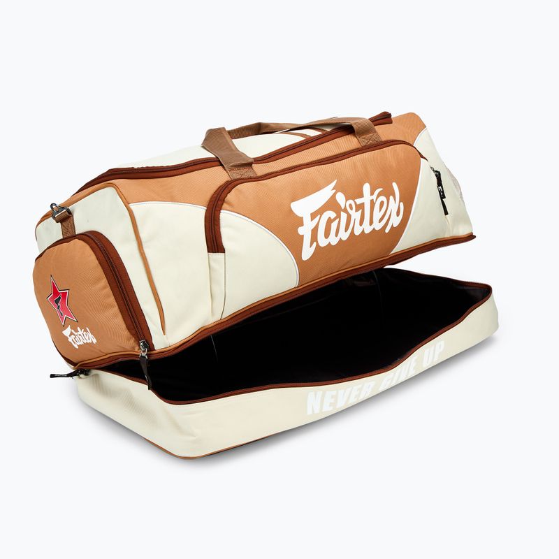 Taška na cvičenie Fairtex khaki/orange 8