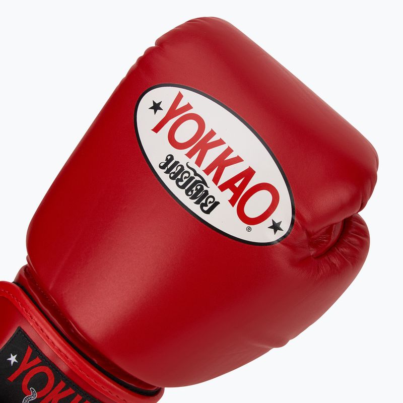 Pánske boxerské rukavice YOKKAO Matrix red 5