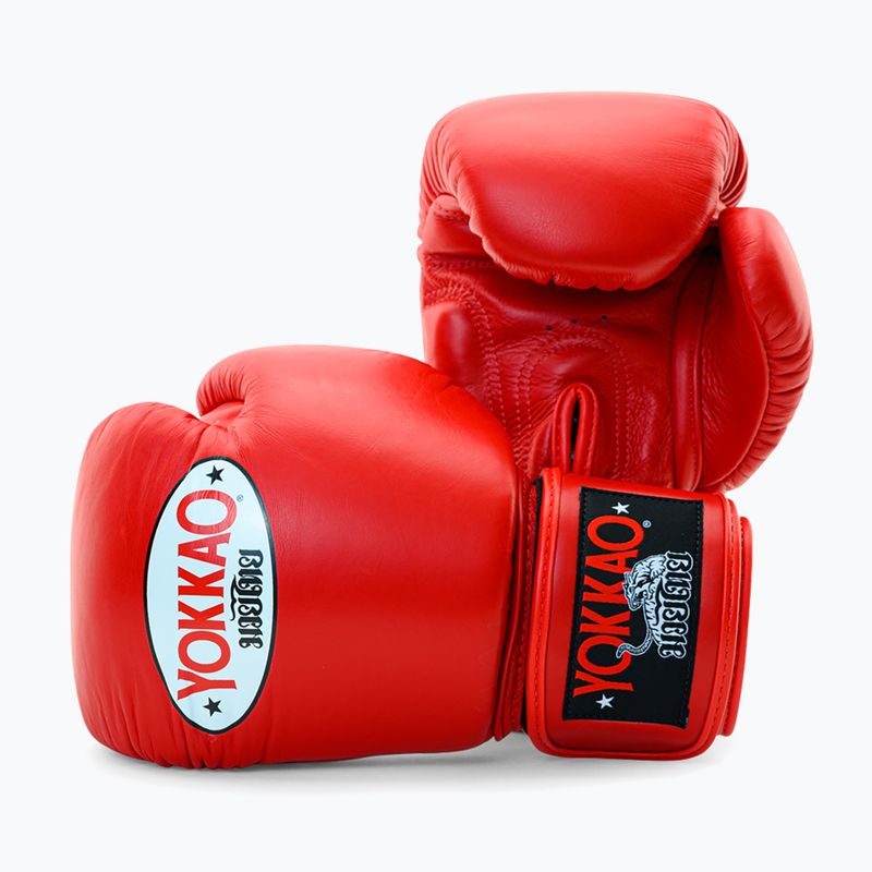 Pánske boxerské rukavice YOKKAO Matrix red 7