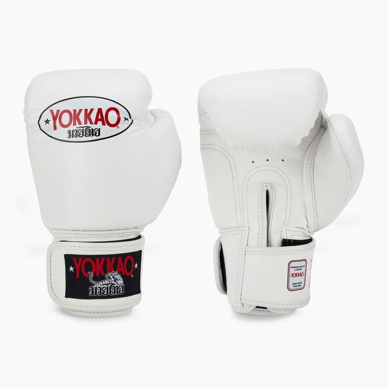 Pánske boxerské rukavice YOKKAO Matrix white