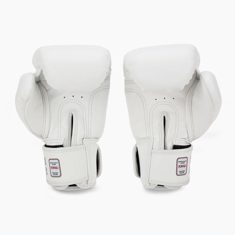 Pánske boxerské rukavice YOKKAO Matrix white 3