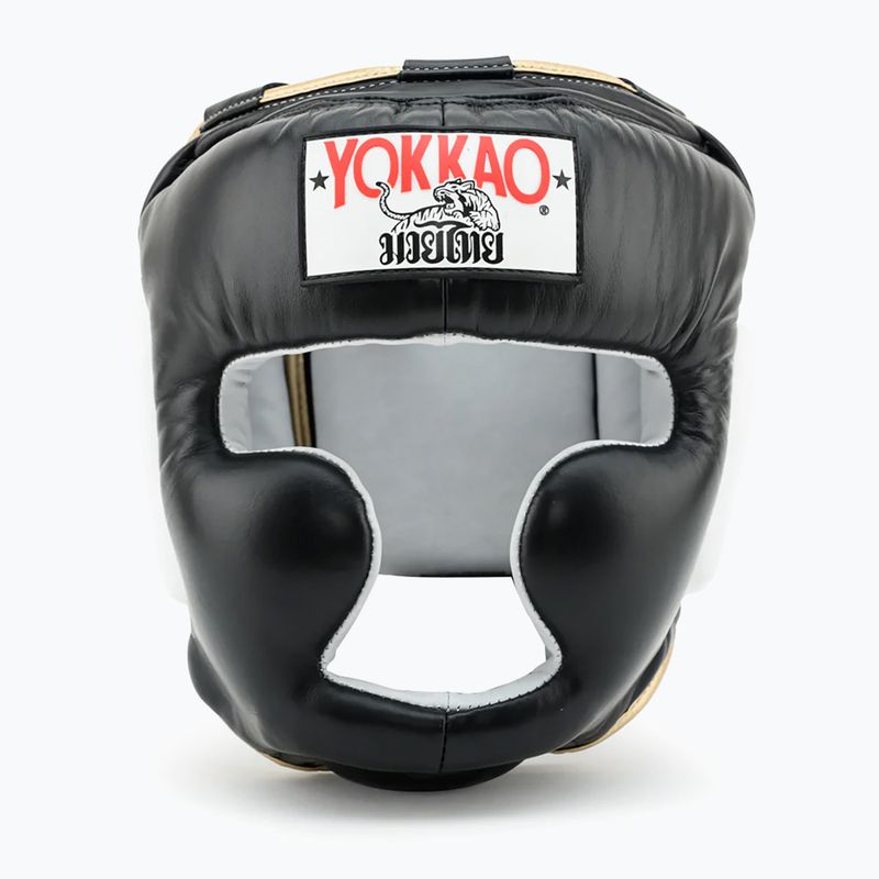 Prilba pre bojové športy YOKKAO Training Headguard čierna HYGL-1-1 5