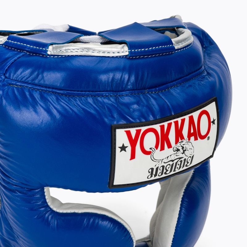 Pánska boxerská prilba YOKKAO Training blue 4