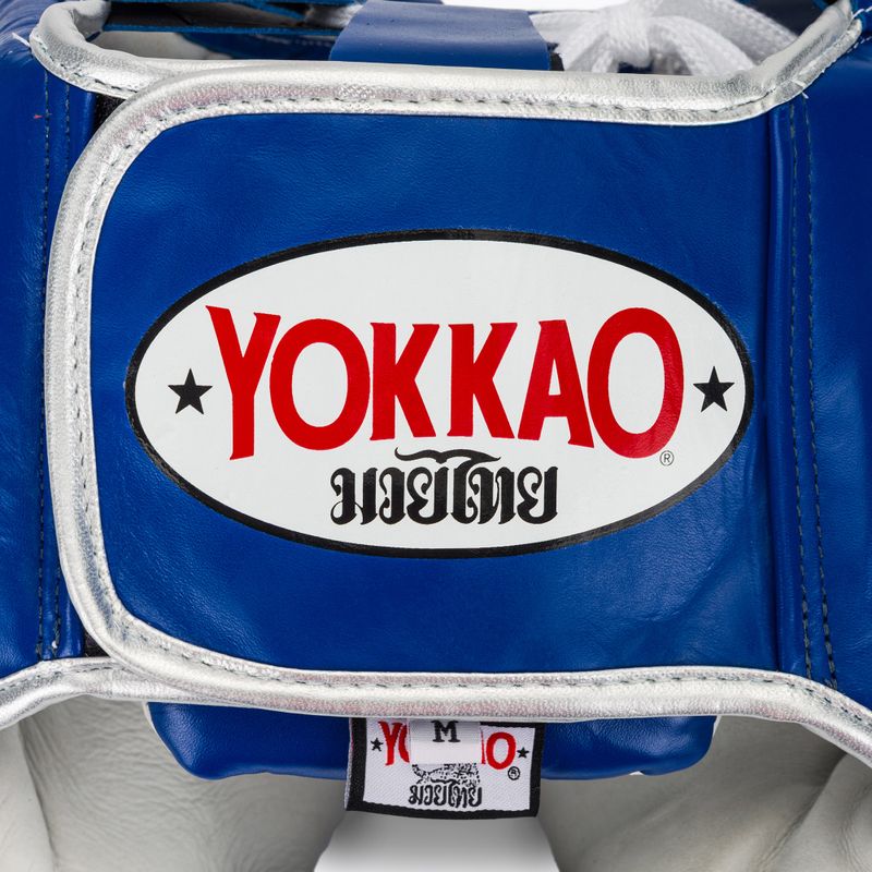 Pánska boxerská prilba YOKKAO Training blue 5