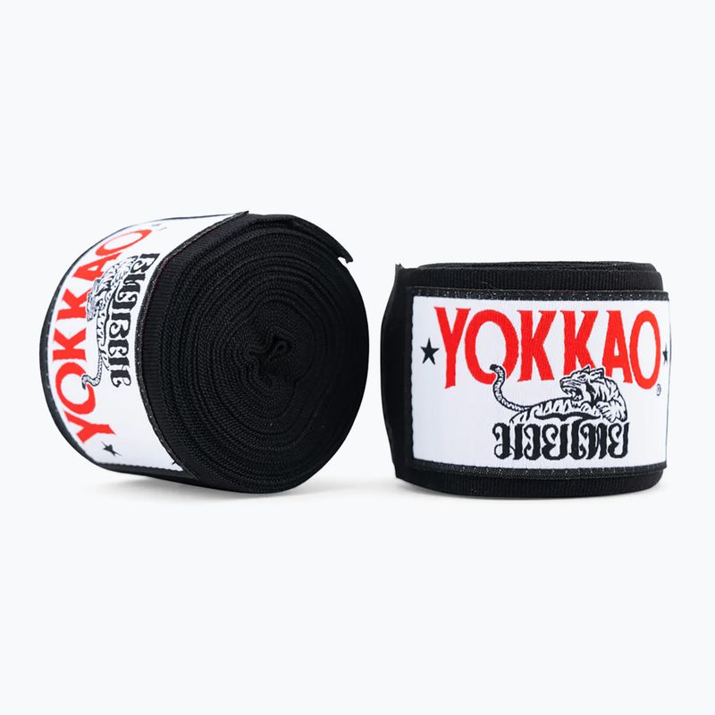 Boxerské bandáže YOKKAO Premium čierne HW-2-1